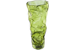 Ваза 16*16*32 см 2,5 л, зеленый, стекло