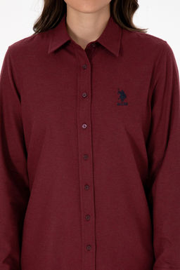 Kad_n Bordo Uzun Kollu Basic G_mlek Sepette S_rpriz _ndirim - U.s. polo assn фото 6