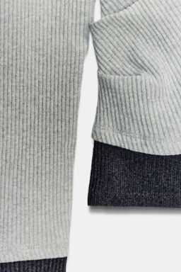DRAPED MOCK LAYER T-SHIRT - Zara фото 4