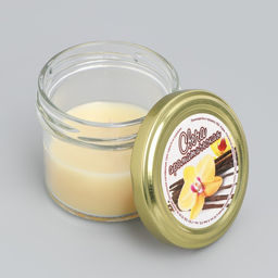 Цена за 2 шт. Ароматическая свеча в банке «Ванильная карамель», 5×6 см, 120 г