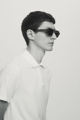 Polo de lyocell Slim Fit