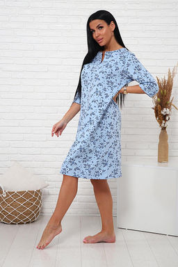 Сорочка теплая, футер с начесом (01035) - Плиона фото 52