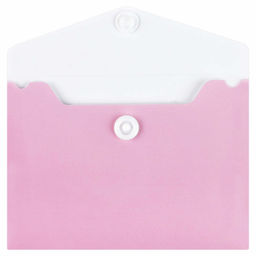 Папка для карт и визиток пластиковая Феникс+, арт. 72230/ 12 СЕРДЕЧКИ НА РОЗОВОМ (полипропилен, 10.5х7.4 см, 1 отделение (-я), кнопка, УФ-печать)