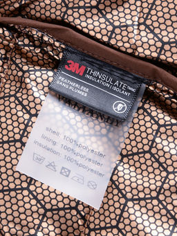 Куртка женская удлинённая стёганая с капюшоном и графеновой подкладкой черного цвета 9628_1Ch