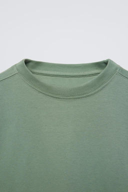 PLAIN MEDIUM WEIGHT T-SHIRT - Zara фото 7