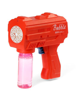 Генератор мыльных пузырей Пистолет, световые эффекты, работает от батареек, красный - Simaland фото 2