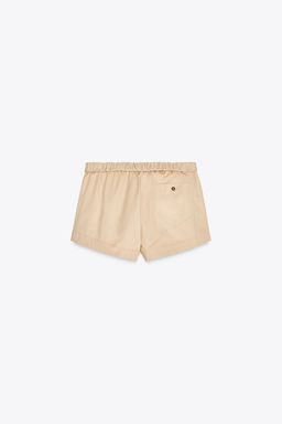 TURN-UP WAIST MINI SHORTS - Zara фото 6
