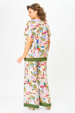 Костюм Svetlana Style 2120 молочный+принт