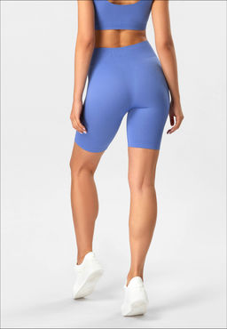 TEKSA Шорты женские высокая талия WHS 001 very peri very peri - Conte elegant фото 3