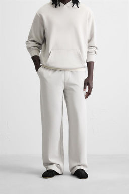 WIDE-LEG JOGGER TROUSERS - Zara фото 2