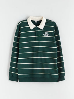 Polo Yaka Erkek ?ocuk Sweatshirt