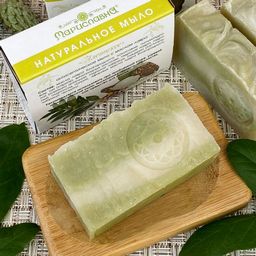 Алеппское, твёрдое мыло с маслом лавра