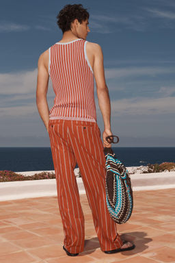 STRIPED JACQUARD KNIT TANK LIMITED EDITION - Zara фото 3