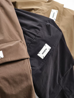 Джоггеры карго брюки унисекс 33-67077 черный - Mini maxi фото 18