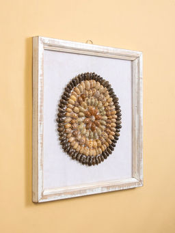 Панно «Композиция из ракушек», 45×3×45 см