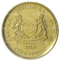 5 центов 2016 года Сингапур