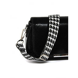 Плечевой ремень (стропа) ADEL-239/регулируемый, макс длина 136см, лапка черн/бел 262060 - Adelia фото 3