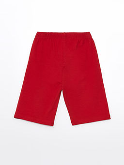 Beli Lastikli Bask?l? Erkek ?ocuk Pijama ?ort - Waikiki фото 2