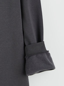 Bisiklet Yaka Erkek ?ocuk Kal?n Sweatshirt