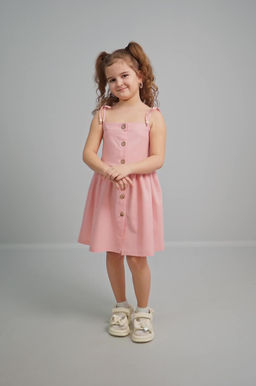 Льняной сарафан для девочки Happyfox