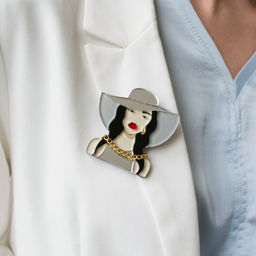 Брошь Аристократка - Orgalica фото 2