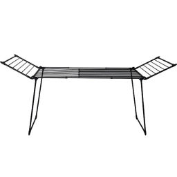 Сушилка для белья, раздвижная, 183-260*60*108 см, мах 20 кг, цвет черный