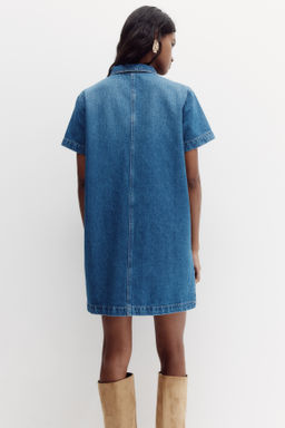 Vestido denim con cuello camisero - H&m фото 3