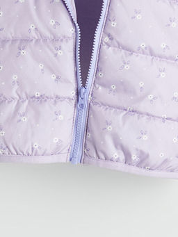 Kap??onlu Uzun Kollu K?z ?ocuk ?i?me Mont