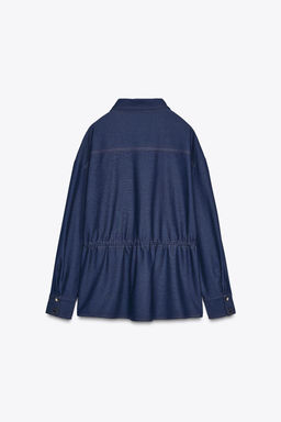 LONG SLEEVE SAFARI SHIRT - Zara фото 12