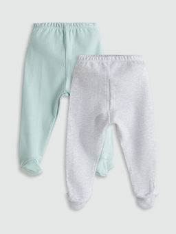 Beli Lastikli Erkek Bebek Pijama Alt 2li