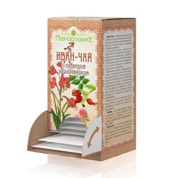 Иван-чай "С чабрецом и шиповником" в фильтр-пакетах
