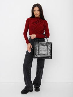 Сумка 58252S black Velina Fabbiana-Safenta