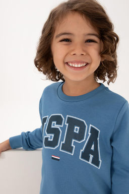 Erkek _ocuk Mavi Pijama Tak_m_ Sepette S_rpriz _ndirim - U.s. polo assn фото 10