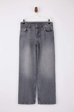 Mavi Dusuk Bel 100% Pamuk Wide Leg Genis Paca Jeans TWOSS26JE00131 - Trendyolmilla фото 3