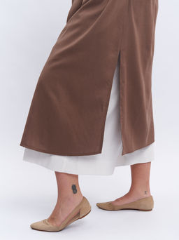 Кардиган льняной длинный TKA04052BEG18