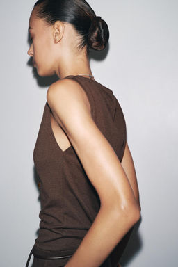 CUT-OUT KNIT TOP - Zara фото 3