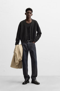 TEXTURED COTTON CARDIGAN - Zara фото 9