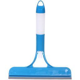 Водосгон для мытья стекол с пульверизатором и абразивной губкой