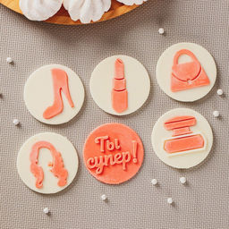 Силиконовый молд для леденцов и шоколада Женский набор, 22?11 см, ячейка d=6 см, прозрачный - Simaland фото 2