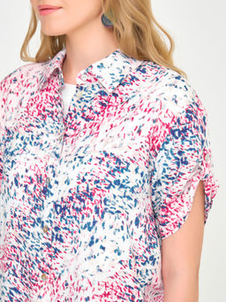 Блуза из вискозы с принтом