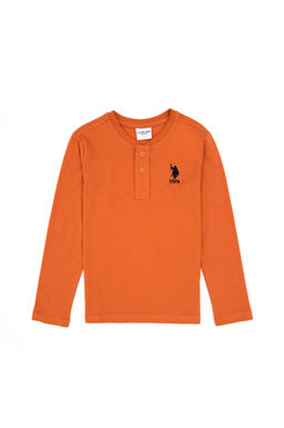 Erkek _ocuk Bak_r Bisiklet Yaka Sweatshirt Sepette S_rpriz _ndirim