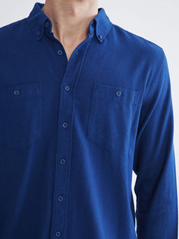 Regular Fit Uzun Kollu Gabardin Erkek G?mlek