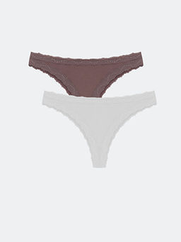 Dantel Detayl? Brazilian K?lot 2li