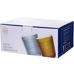 30850 Набор стаканов 300 мл 6шт ЯНТАРНЫЙ LR (х8) - Mayer&boch фото 3