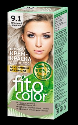 ФК /4831/ Стойкая Крем-Краска д/в "Fitocolor", 9.1 Пепельный Блонд (115мл). 20