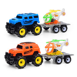 Машина "Джип с вертолетом" в пакете