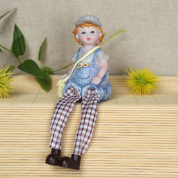 Фигурка Мальчик/Девочка висячие ножки 2 штуки набор / 2003 /уп 96/ - Галеонтрейд фото 3