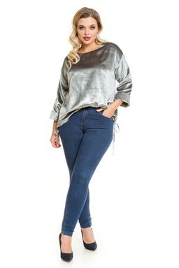 Туника 1103 мятно-серебристый - Novita фото 6