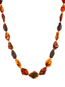 Бусы из натурального балтийского янтаря Коньячные леденцы