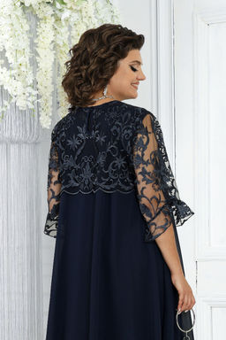 Платье Ninele 7431-Р темно-синий - Mira fashion фото 1256